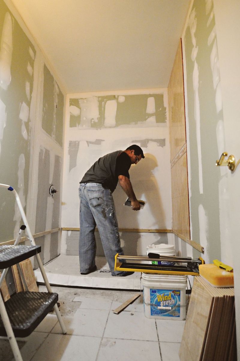 Sample photo: Drywall work
